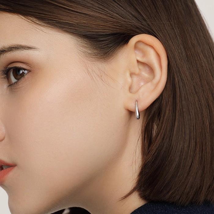 ピアス レディース シルバー999 シンプル シルバー ローズゴールド ゴールド ブラック 鏡面仕上げ |  | 03