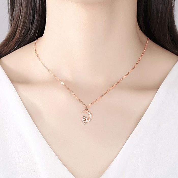 ネックレス レディース シルバー925 猫 月 プレゼント |  | 03