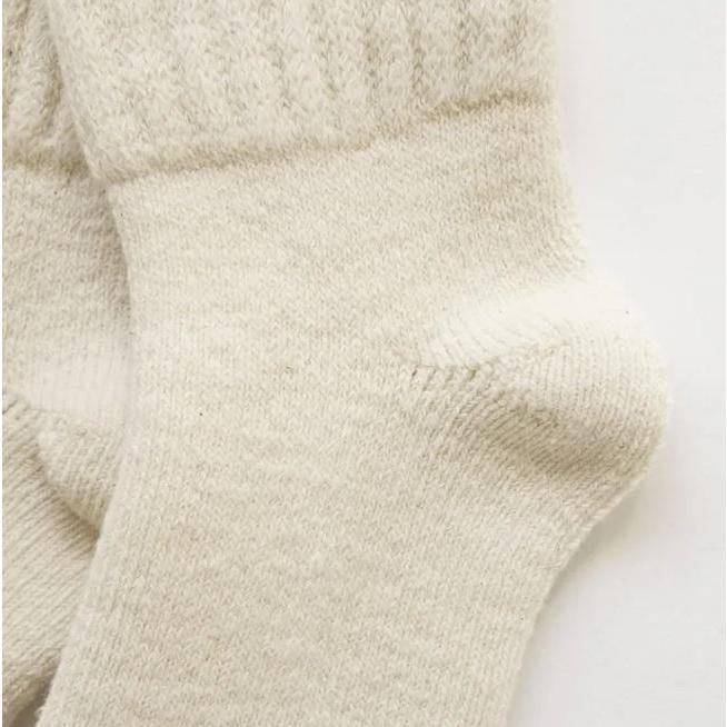 ガラ紡 靴下 日本製 レディース コットン製 ガラ紡のくつろぎ靴下 蒸れにくい 冷え対策 23-27cm 益久染織研究所 |  | 05