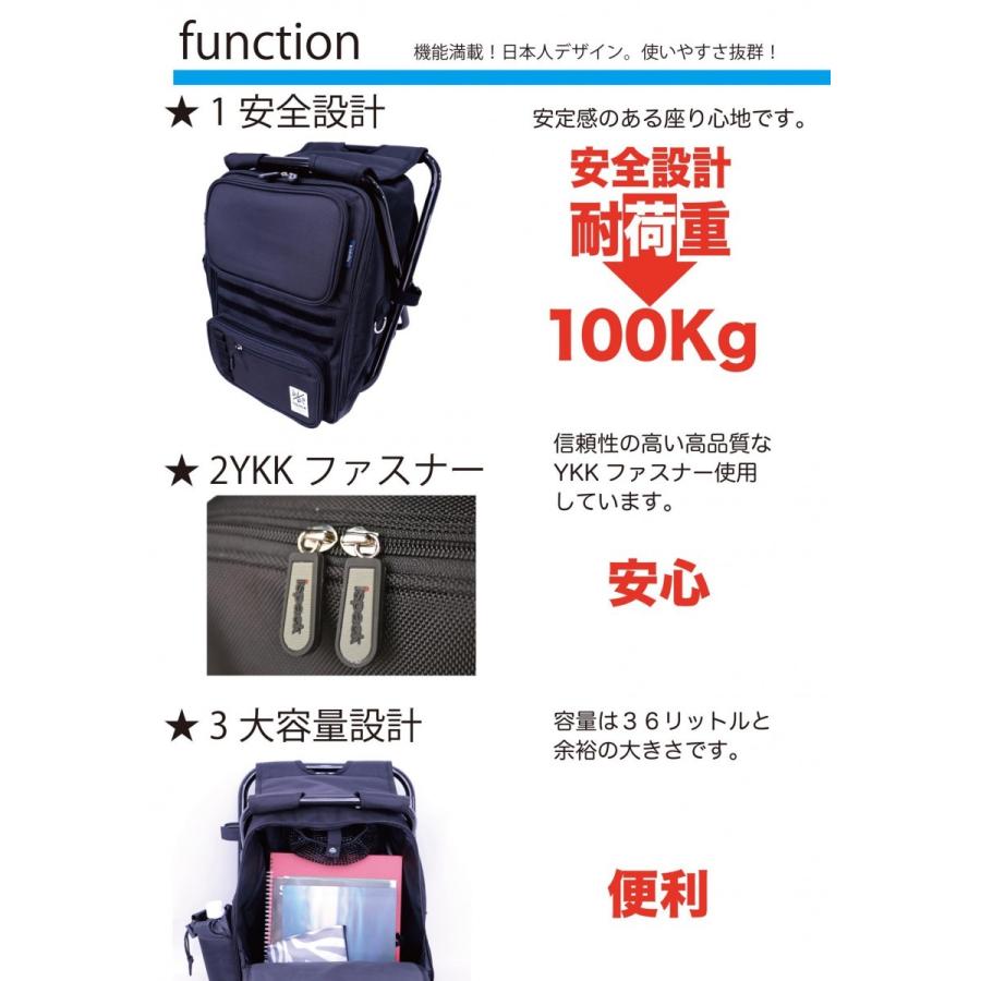 【未使用】ISPACK HQ-XL × セレッソ大阪 イスパック バックパック LOGOS 座れる リュック ispack イスパック HQ XL ブラック ハイ