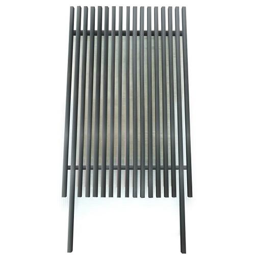 アルミ角柱 木目調 柱材 30X40XL4800mm 厚み1.8mm ブラックウッド 格子