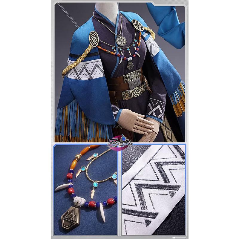 三分妄想 アークナイツ 聖聆プラマニクス コスプレ 衣装 ※ウィッグ 耳