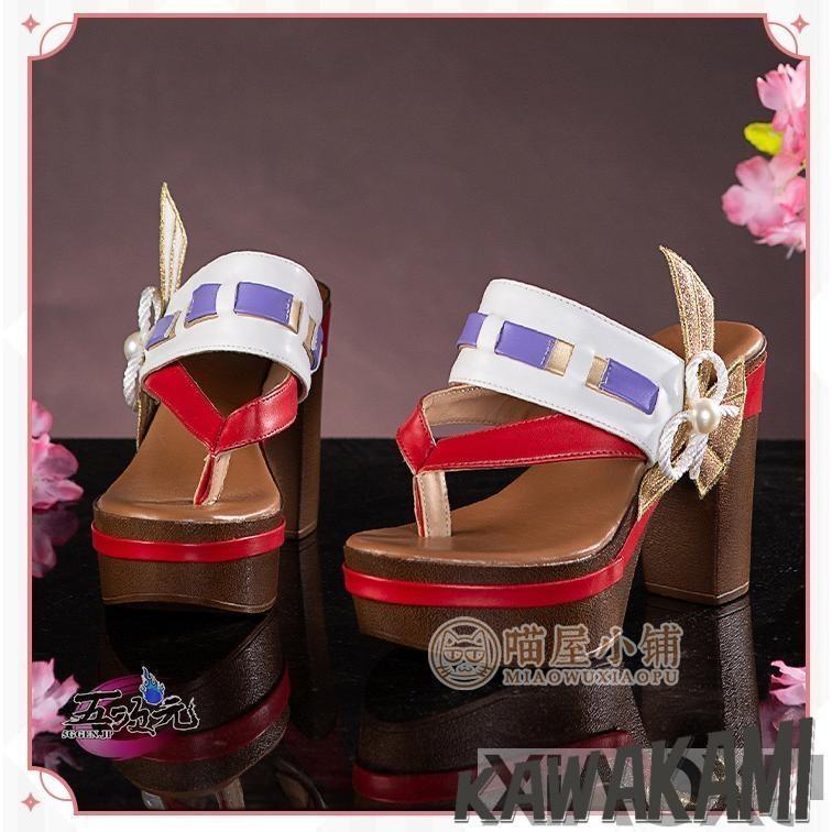 猫屋小舗 原神 コスプレ 八重神子 やえみこ 靴 ブーツ : ISRA - 通販