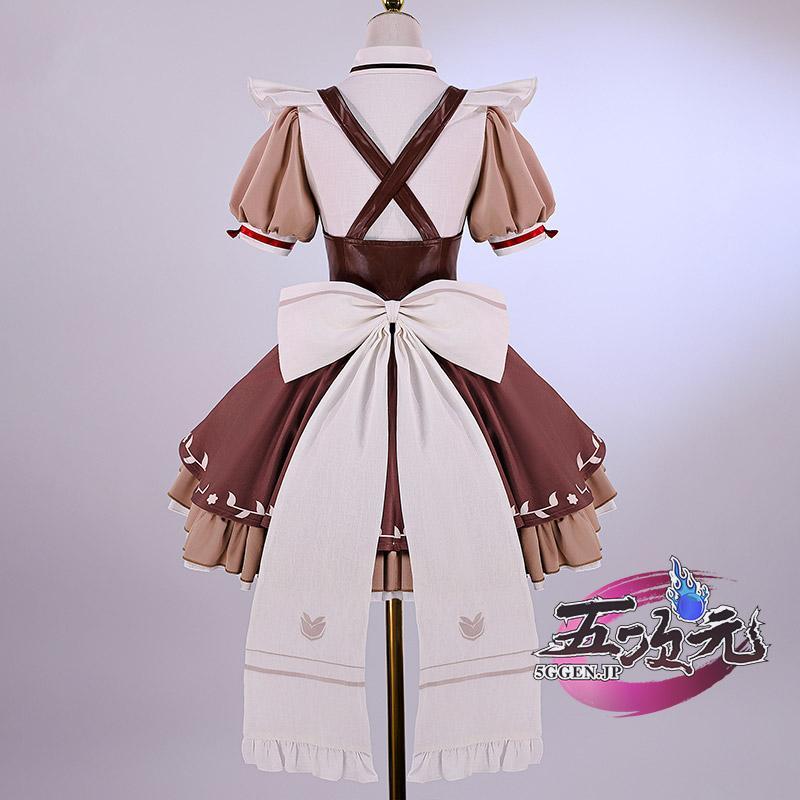 五次元 鳴潮 千咲 コスプレ 韓国カフェコラボ コーヒーコラボ メイド服