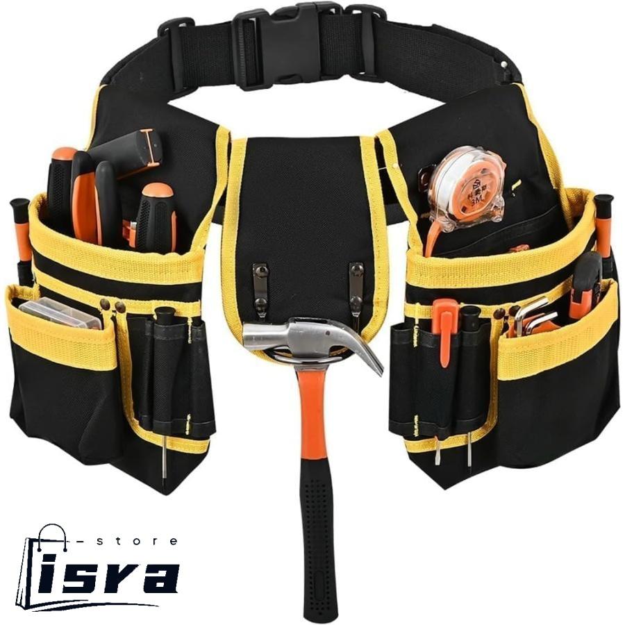 作業ベルト　工具袋 腰袋 工具入れ 工具袋 電工 ツールバッグ 工具バッグ 小物入れ