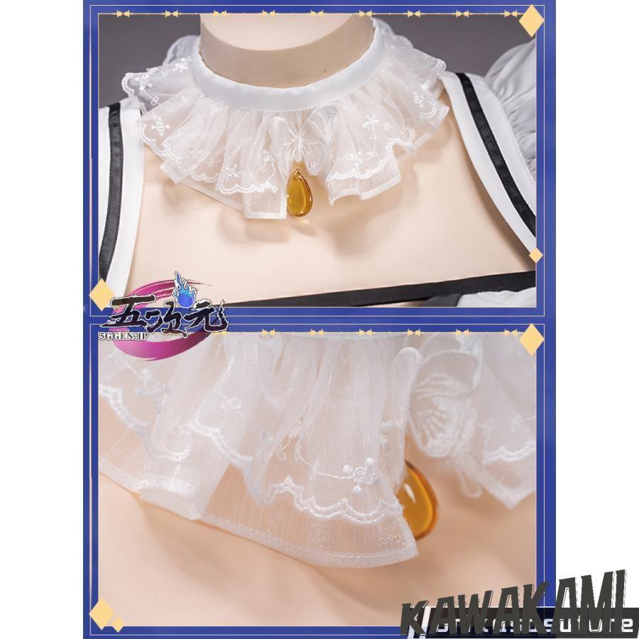Uwowo 原神 コスプレ ジン メイド服 衣装 ※ウィッグ 追加可の画像
