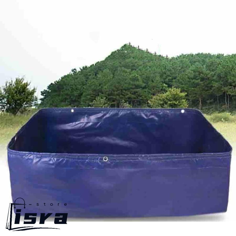 折りたたみ式水タンク、 厚みのある帆布の魚のいる池 ポータブル貯水容器 キャンバス貯水槽 ドレンバルブ付き 貯水池大型プラスチック養殖水槽 (色 :  青 サイズ : ISRA - 通販 - Yahoo!ショッピング 折りたたみ式水タンク、厚手のキャンバス製養魚池用ポータブル貯水容器、排水バルブ付きキャンバス水槽、大型プラスチック養殖用水タンク(0