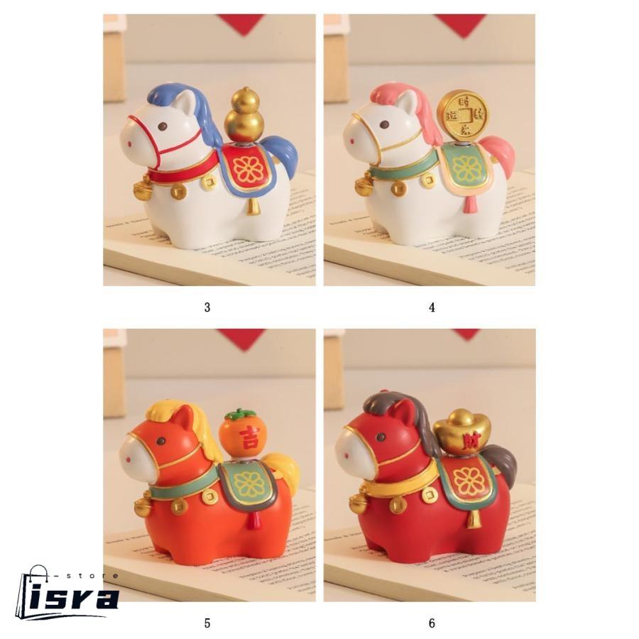 開運 2026年 縁起物 可愛い 馬の置物 午年 うま コンパクト 正月飾り
