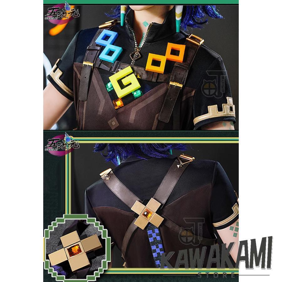 猫と三丁目 原神 コスプレ キィニチ 衣装 ※ウィッ グ 靴 武器 追加可