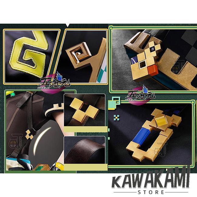 猫と三丁目 原神 コスプレ キィニチ 衣装 ※ウィッ グ 靴 武器 追加可