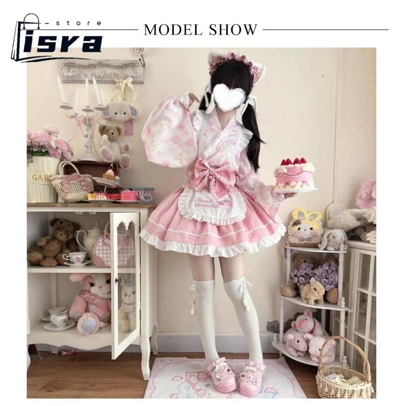 ワンピース ミニスカート 羽織り Lolita系 ロリータ 5点セット ドレス