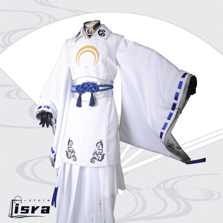 刀剣乱舞 嚴島神社 三日月宗近 コスプレ衣装 cosplay仮装 ウィッグ追加