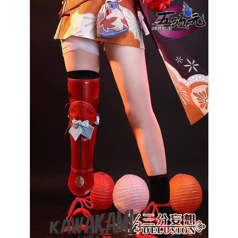 三分妄想 原神 コスプレ 宵宮 ヨイミヤ 衣装 ※ウィッグ 追加可 : ISRA