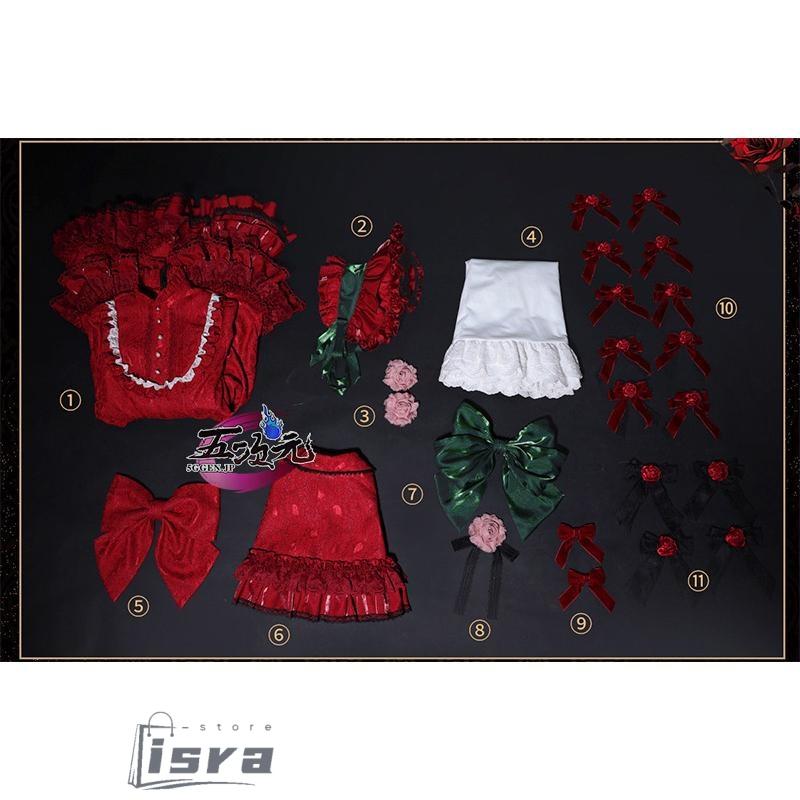 ICOS ローゼンメイデン コスプレ 真紅 しんく 衣装 : ISRA - 通販