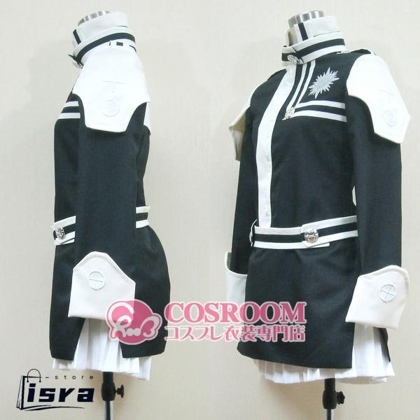 D.Gray-man アレン・ウォーカー (黒の教団服TV版) コスプレ衣装 cosplay仮装 ウィッグ追加可能 イベント クリスマス ハロウィン ステージ 文化祭 学園祭_1