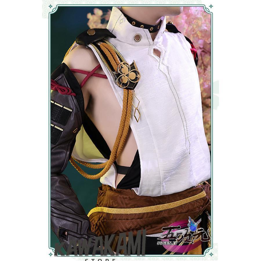 原神 鹿野院平蔵 コスプレ 三分妄想 靴 ウィッグ 付き 三分妄想 原神 コスプレ 鹿野院平蔵 しかのいんへいぞ 衣装