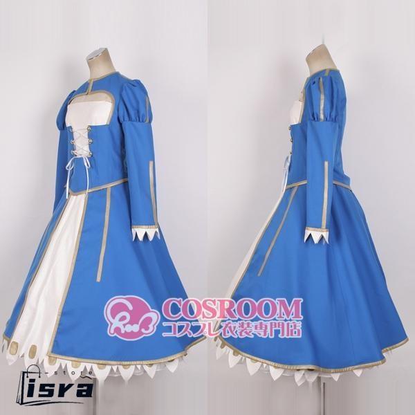Fate／stay night セイバー コスプレ衣装 cosplay仮装 ウィッグ追加可能 イベント クリスマス ハロウィン ステージ 文化祭 学園祭_1