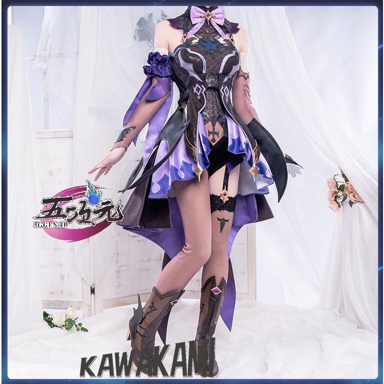 原神 フィッシュル コスプレ フルセット 衣装 ウィッグ 靴付き