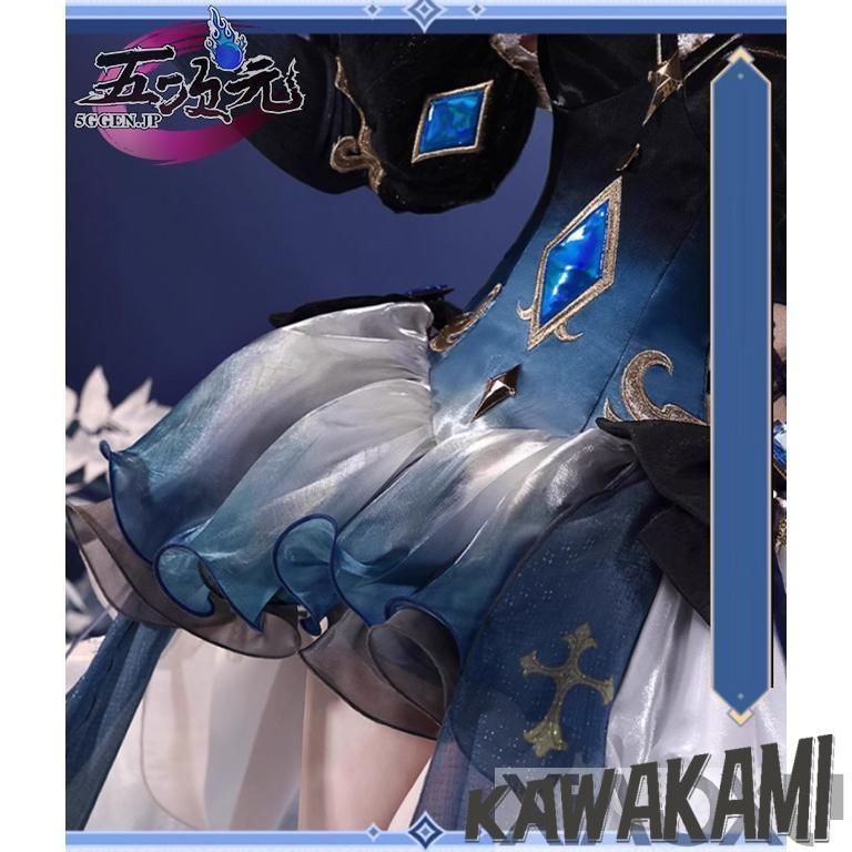 三分妄想 原神 コスプレ フリーナ 深海魔女 同人衣装 ※ウィッグ 追加可
