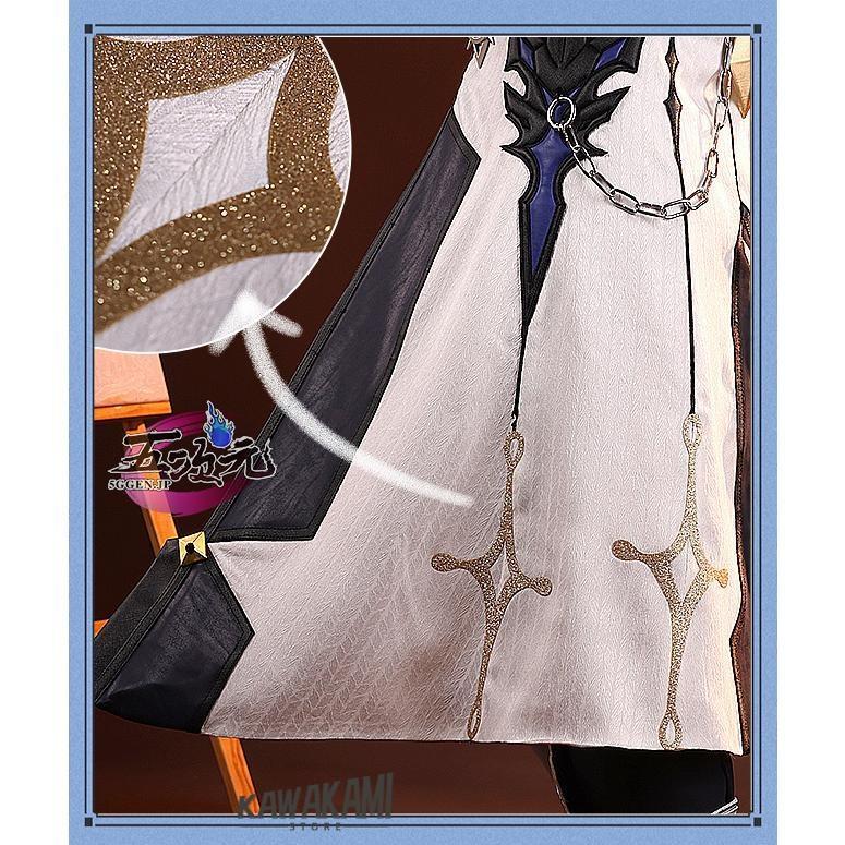 三分妄想 原神 コスプレ アルベド 衣装 ※ウィッグ 靴 追加可 : ISRA