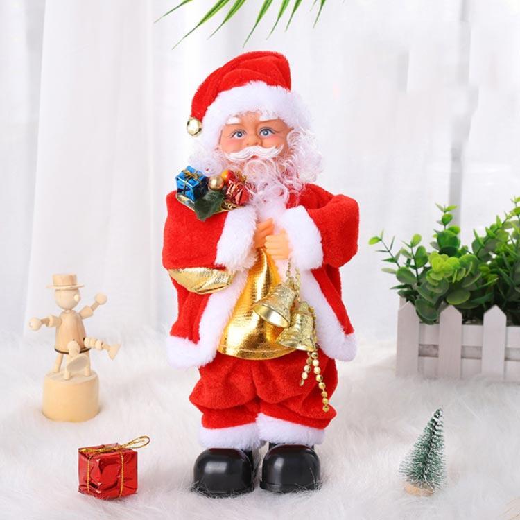 クリスマス 踊るサンタクロース 人形 飾り ダンシングサンタ 電動
