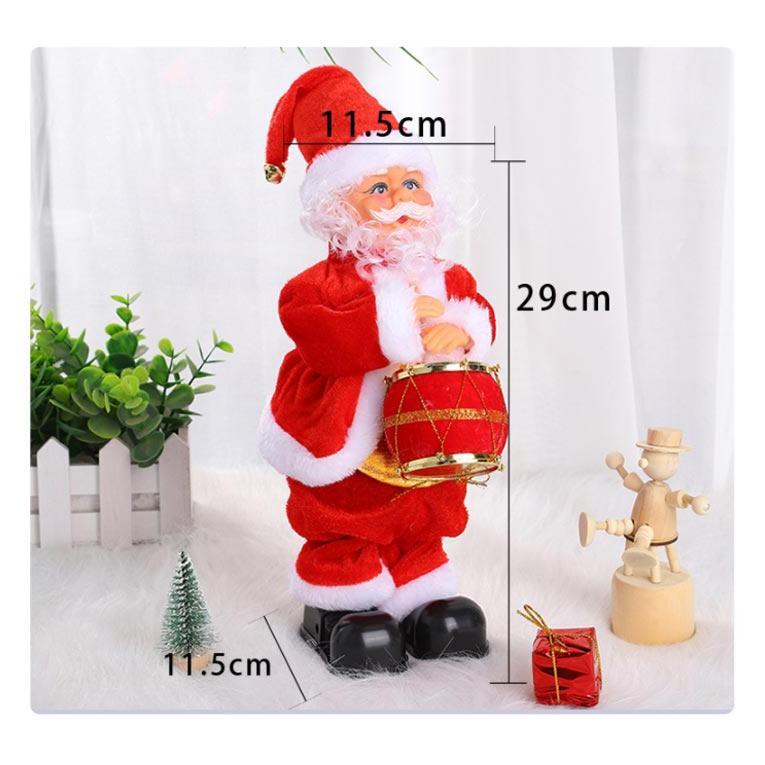 クリスマス 踊るサンタクロース 人形 飾り ダンシングサンタ 電動