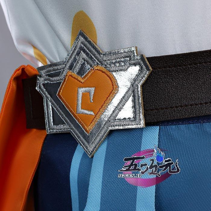 五次元 原神 コスプレ ベネット 燃えろ！らくがき大冒険 新スキン 衣装