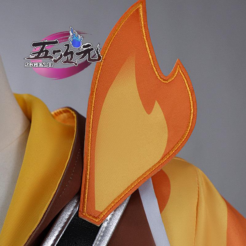 五次元 原神 コスプレ ベネット 燃えろ！らくがき大冒険 新スキン 衣装