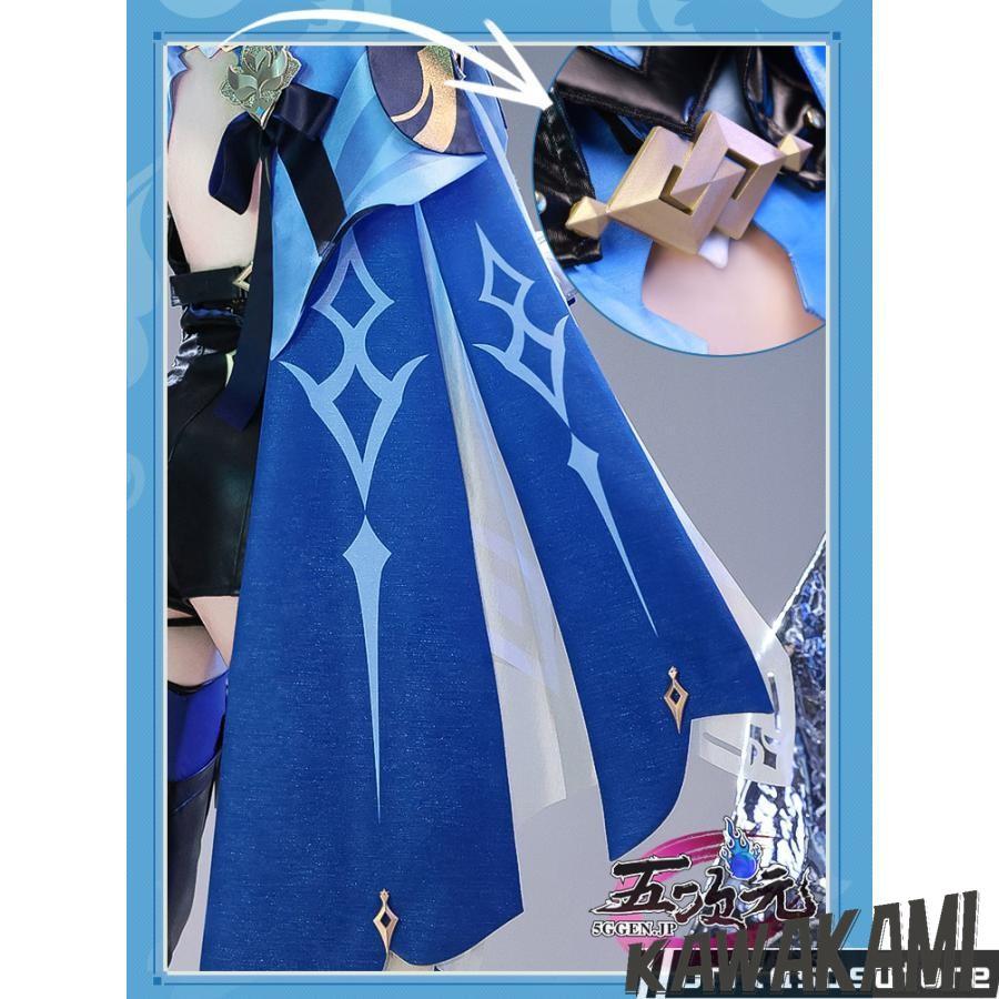 三分妄想 原神 コスプレ エウルア 衣装セット ※ウィッグ 靴 武器 追加