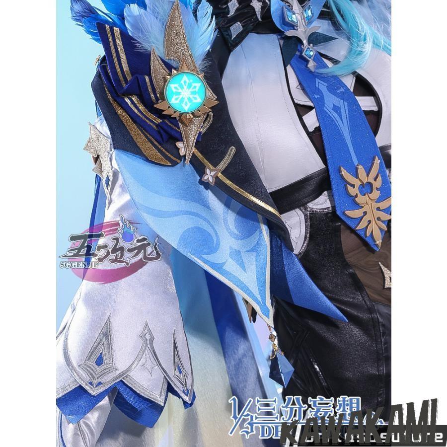 三分妄想 原神 コスプレ エウルア 衣装セット ※ウィッグ 靴 武器 追加