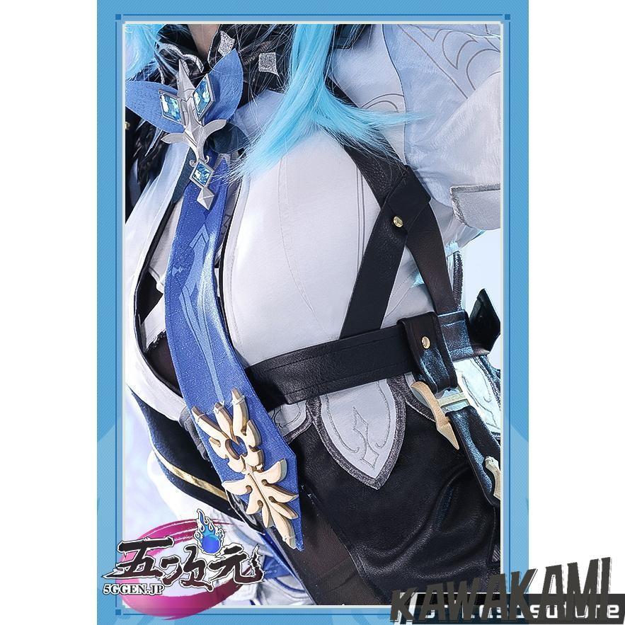三分妄想 原神 コスプレ エウルア 衣装セット ※ウィッグ 靴 武器 追加