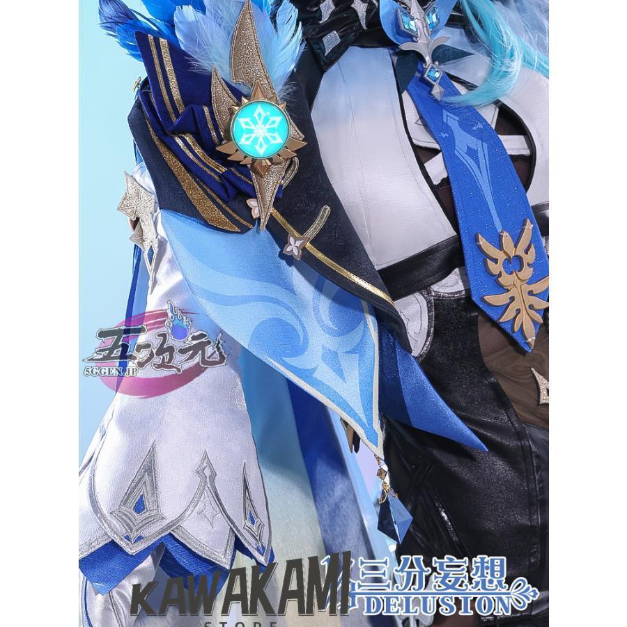 三分妄想 原神 コスプレ エウルア 衣装セット ※ウィッグ 靴 武器 追加