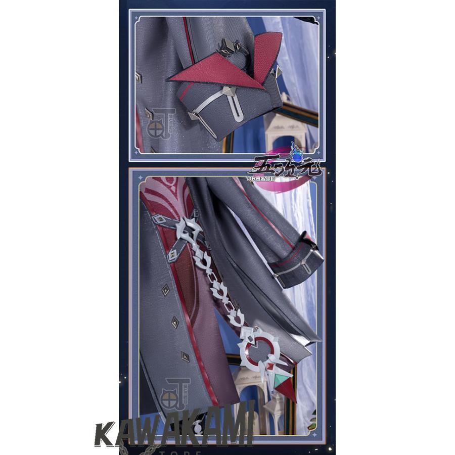 猫と三丁目 原神 コスプレ リオセスリ 衣装 ※ウィッグ 靴 グローブ