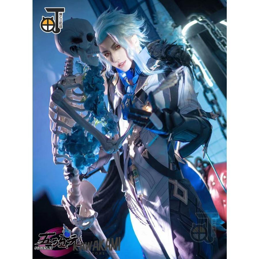 猫と三丁目 原神 コスプレ 博士 ドットーレ ファトゥス 衣装 ※ウイッグ