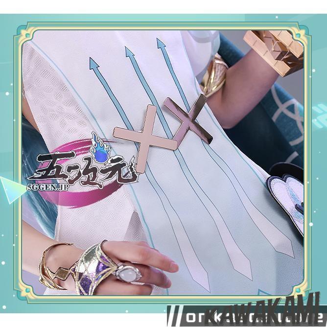 三分妄想 原神 コスプレ ファルザン 衣装 ※ウィッグ 靴 追加可