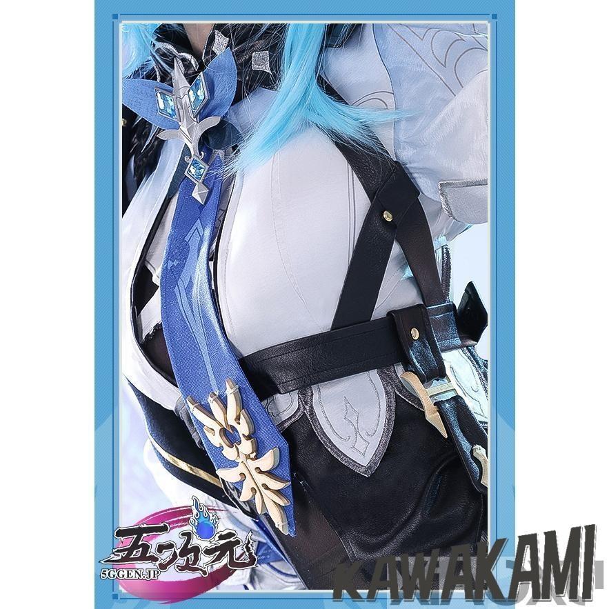 三分妄想 原神 コスプレ エウルア 衣装セット ※ウィッグ 靴 武器 追加