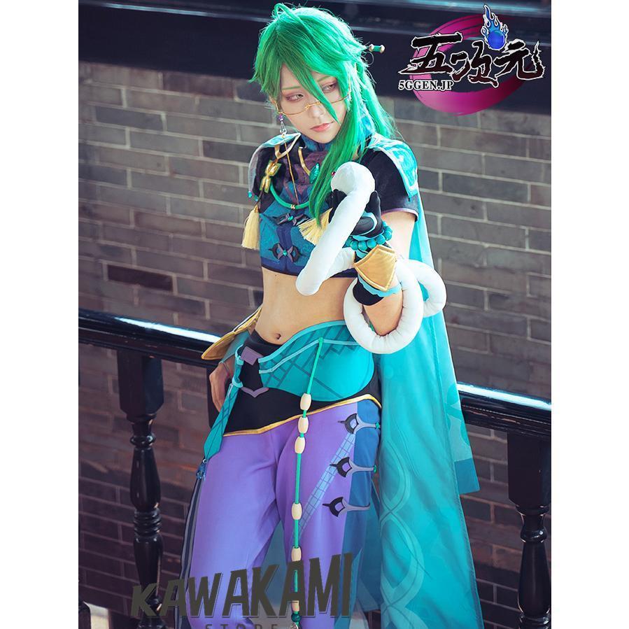 火花　原神　コスプレ　白朮　ビャクジュツ　衣装セット　※ウィッグ　靴　追加可_2