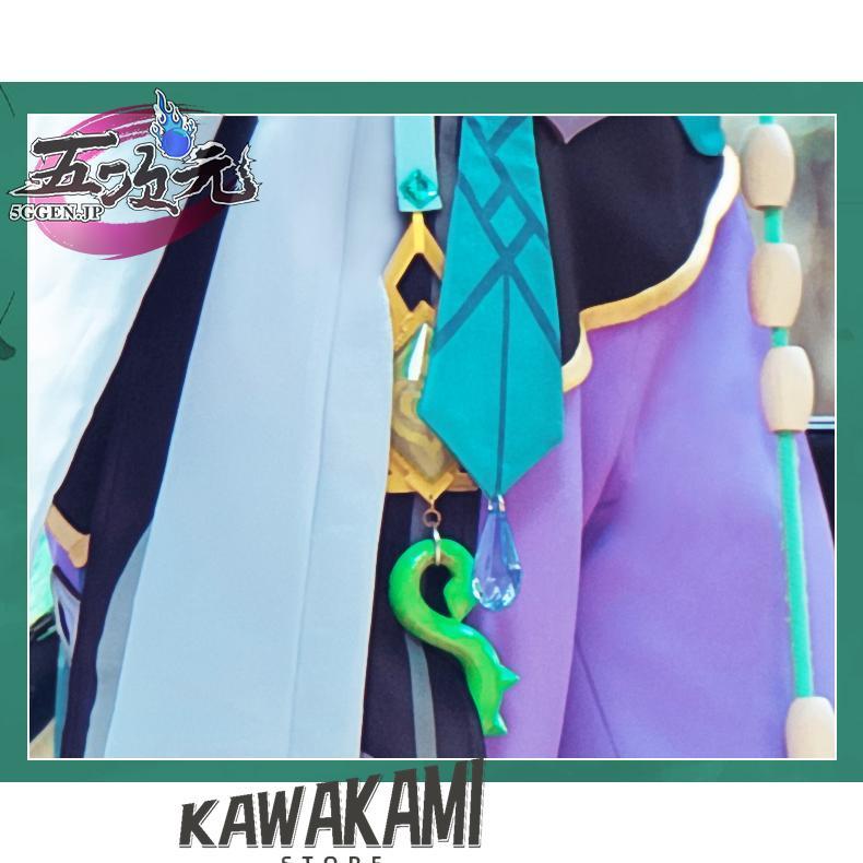 火花　原神　コスプレ　白朮　ビャクジュツ　衣装セット　※ウィッグ　靴　追加可_8