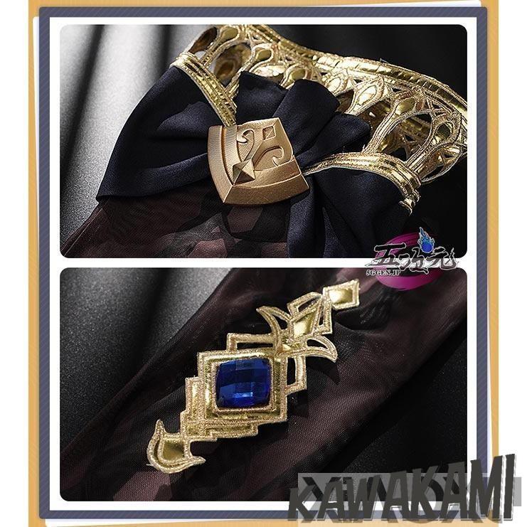 五次元 基萌 原神 コスプレ ナヴィア 衣装 ※ウィッグ 靴 傘 サングラス