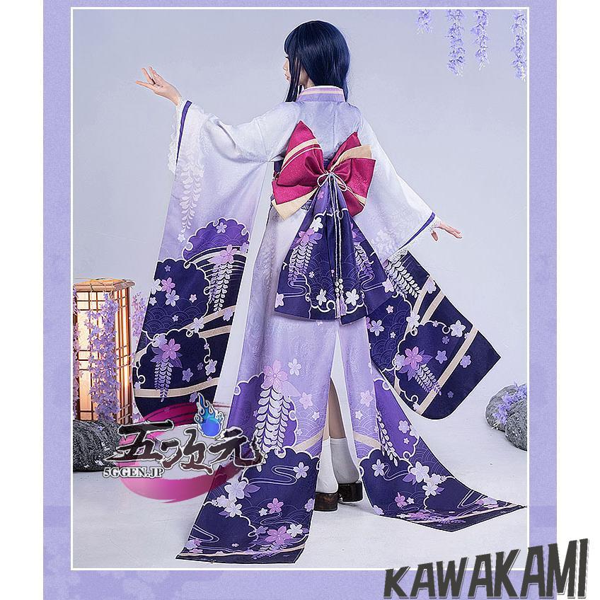S*a様 原神 雷電将軍 猫屋小舗 コスプレ 衣装 猫屋小舗 原神 コスプレ 雷電将軍 真 和服 衣装 ※ウィッグ 靴 武器