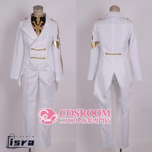 コードギアスR2 ジノの服 コスプレ衣装 cosplay仮装 ウィッグ追加可能 イベント クリスマス ハロウィン ステージ 文化祭 学園祭の画像