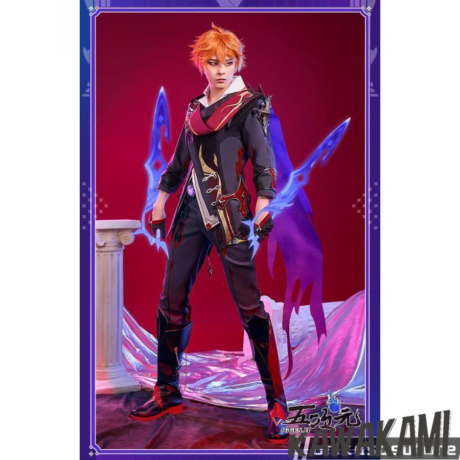 原神 コスプレ 武器付き タルタリヤ 邪眼