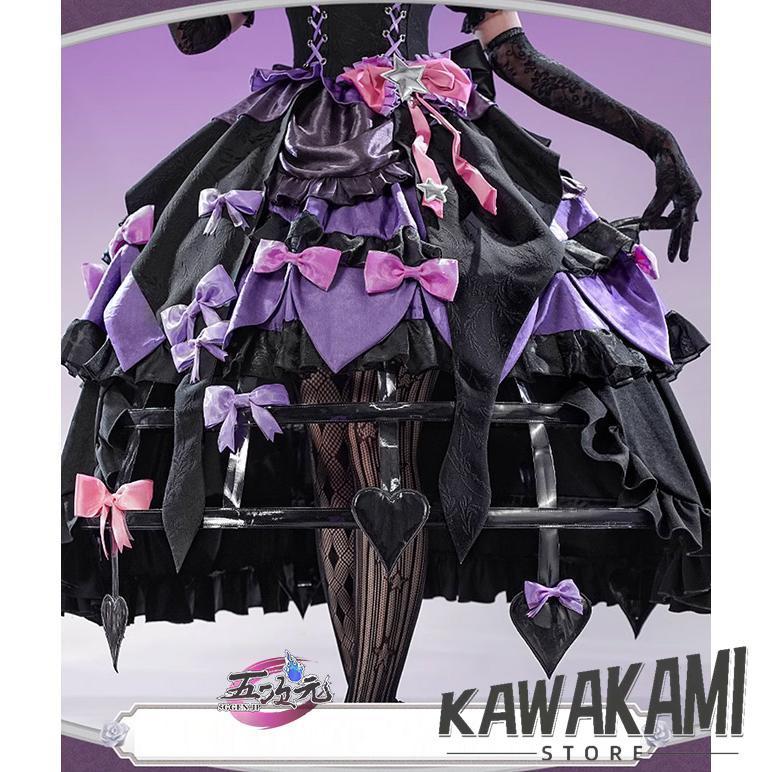 第五人格 マリー クロミ サンリオ コスプレ 血の女王 ウィッグ 武器 靴付き Amazon.co.jp: [HAOJEE]第五人格 紅夫人xサンリオ クロミ