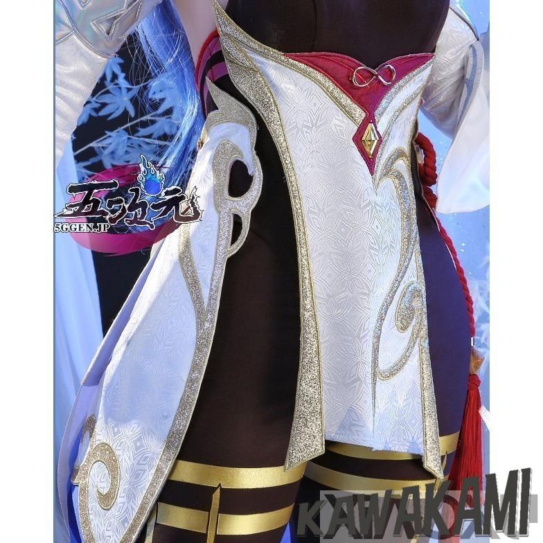三分妄想 原神 コスプレ 甘雨 かんう 衣装セット ※ウィッグ 靴 追加可