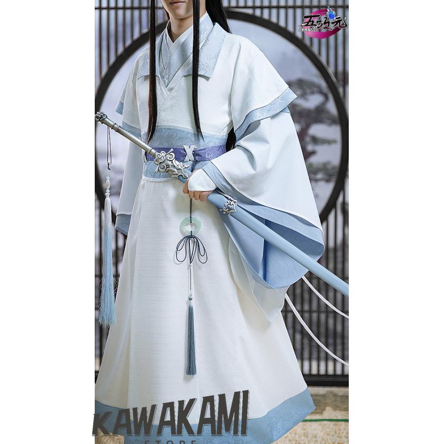 猫屋小舗 魔道祖師 公式衣装 コスプレ 藍忘機 少年ver ※ウィッグ 靴