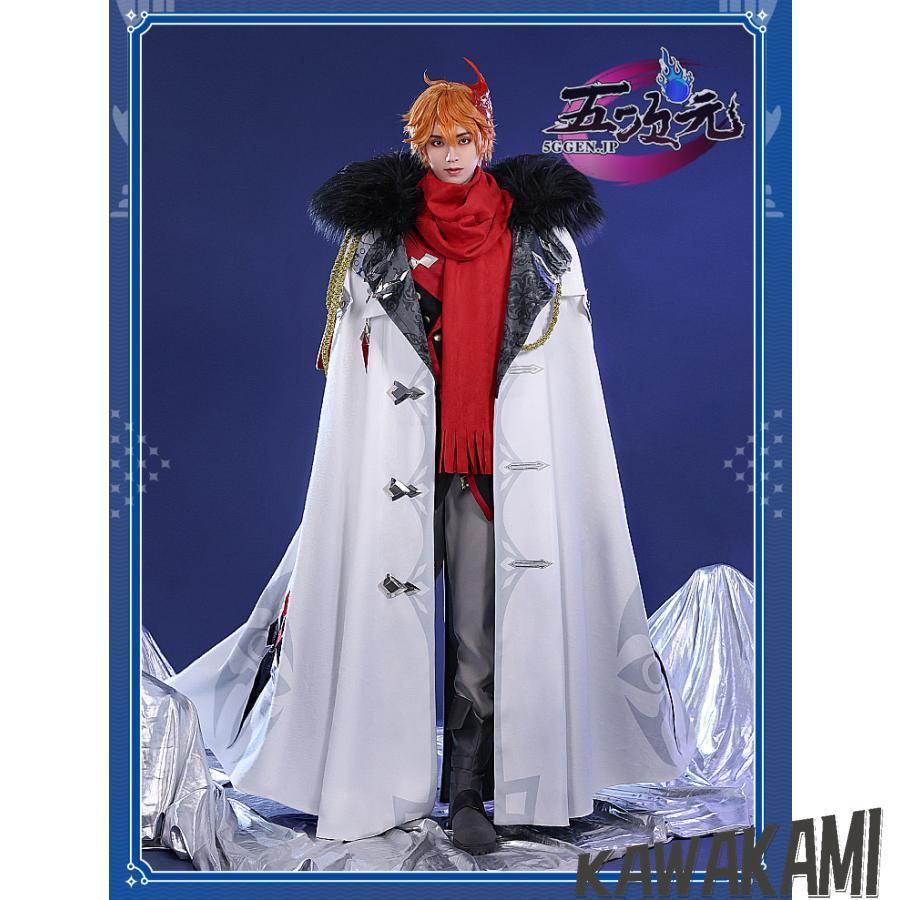 三分妄想　原神 タルタリヤ 公子　ファデュイ　衣装+コート 三分妄想 原神 コスプレ タルタリヤ ファデュイ 衣装 ※ウィッグ 追加可