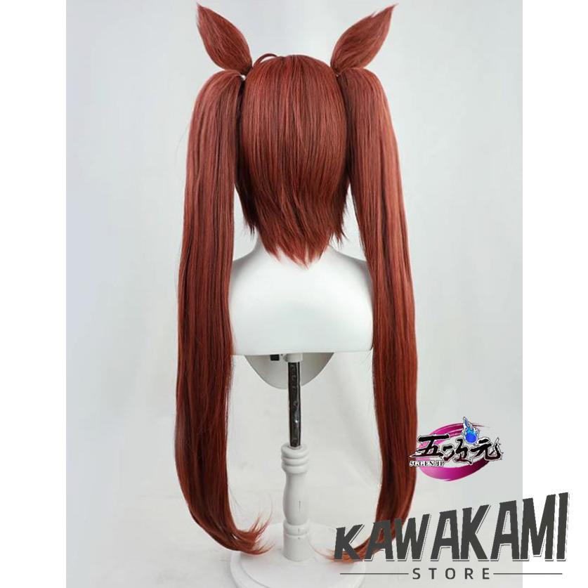 ウマ娘 コスプレ ダイワスカーレット 衣装 ウィッグ セット ウマ娘 コスプレ ダイワスカーレット ウィッグ＋耳 セット : ISRA