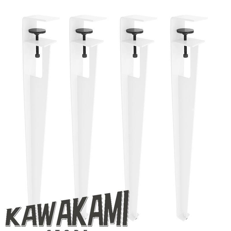 4本セット家具 テーブル脚 金属製の家具の脚，調節可能 ブラック DIY