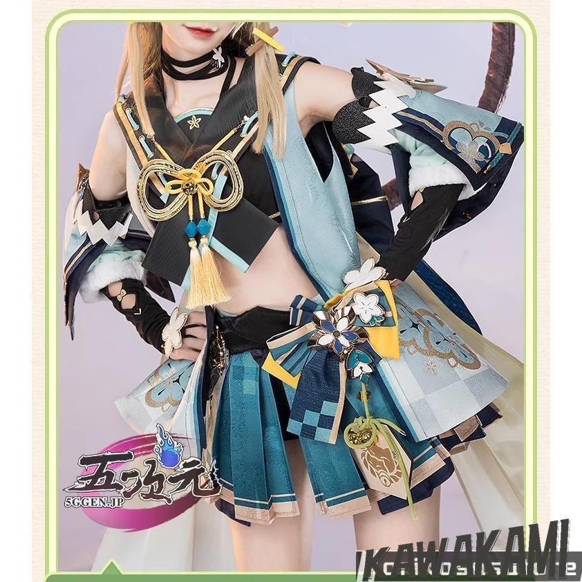 原神　夜蘭　猫屋小舗 コスプレ + ウィッグ 猫屋小舗 原神 コスプレ 夜蘭 イェラン ウィッグ