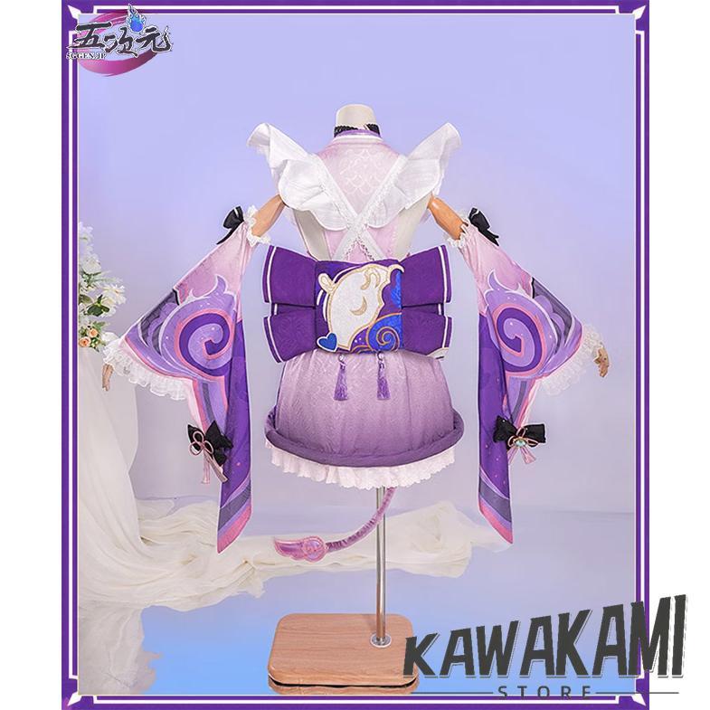 五次元 原神 コスプレ 夢見月瑞希 衣装 ※ウィッグ 靴 扇子 追加可